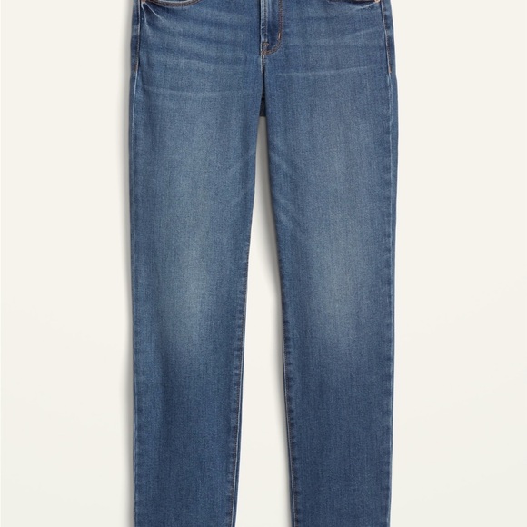 Old Navy Mid Rise Straight Leg Jeans Size 28 - Picture 2 of 4